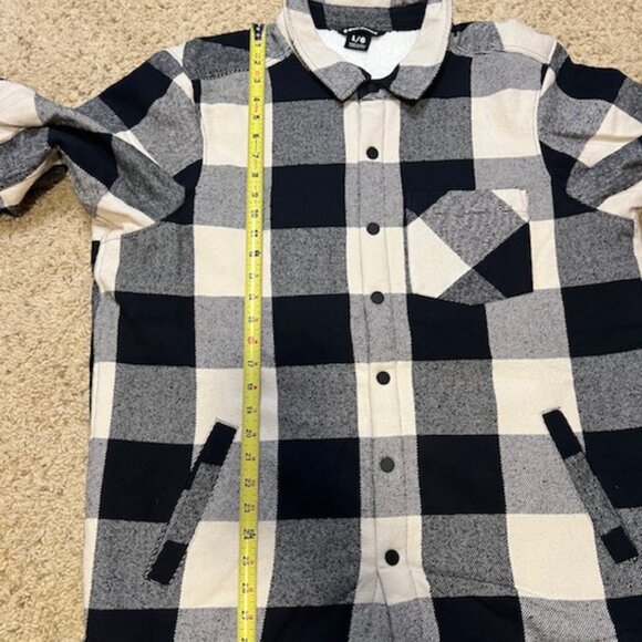 Black Diamond Men Project Lined Buffalo Plaid Button Shirt Jacket Size Large New - Picture 8 of 8